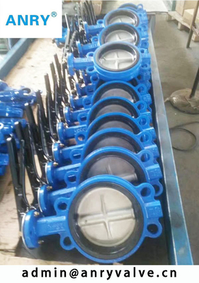 Flanged Wafer Lug Style Butterfly Valve CI GGG40 Body  PN16 Disc Butterfly Valve