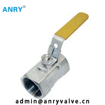 Valve d'une seule pièce de l'acier inoxydable CF8 CF8M Body PTFE Viton SeatBall