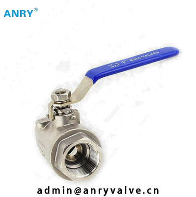 Valve d'une seule pièce de l'acier inoxydable CF8 CF8M Body PTFE Viton SeatBall