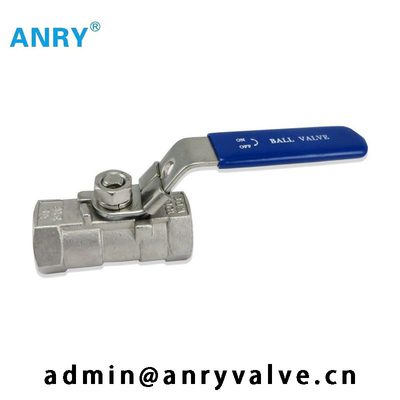 Valve d'une seule pièce de l'acier inoxydable CF8 CF8M Body PTFE Viton SeatBall