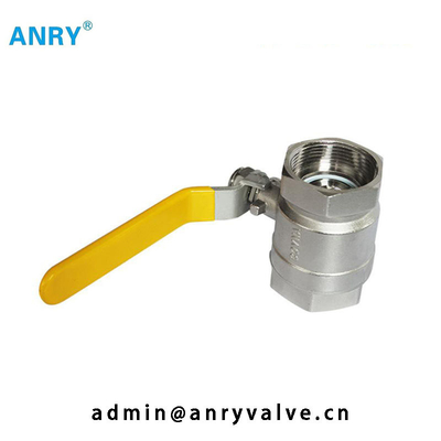 Valve d'une seule pièce de l'acier inoxydable CF8 CF8M Body PTFE Viton SeatBall