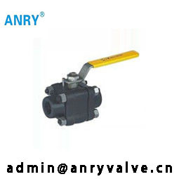 Three Piece FNPT BSP Thread SS304 SS316 CF8M Body 316 Ball PTFE Seat Ball Valve