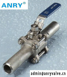 FNPT SS316 PTFE Seat Ball Valve For Water Flow Control